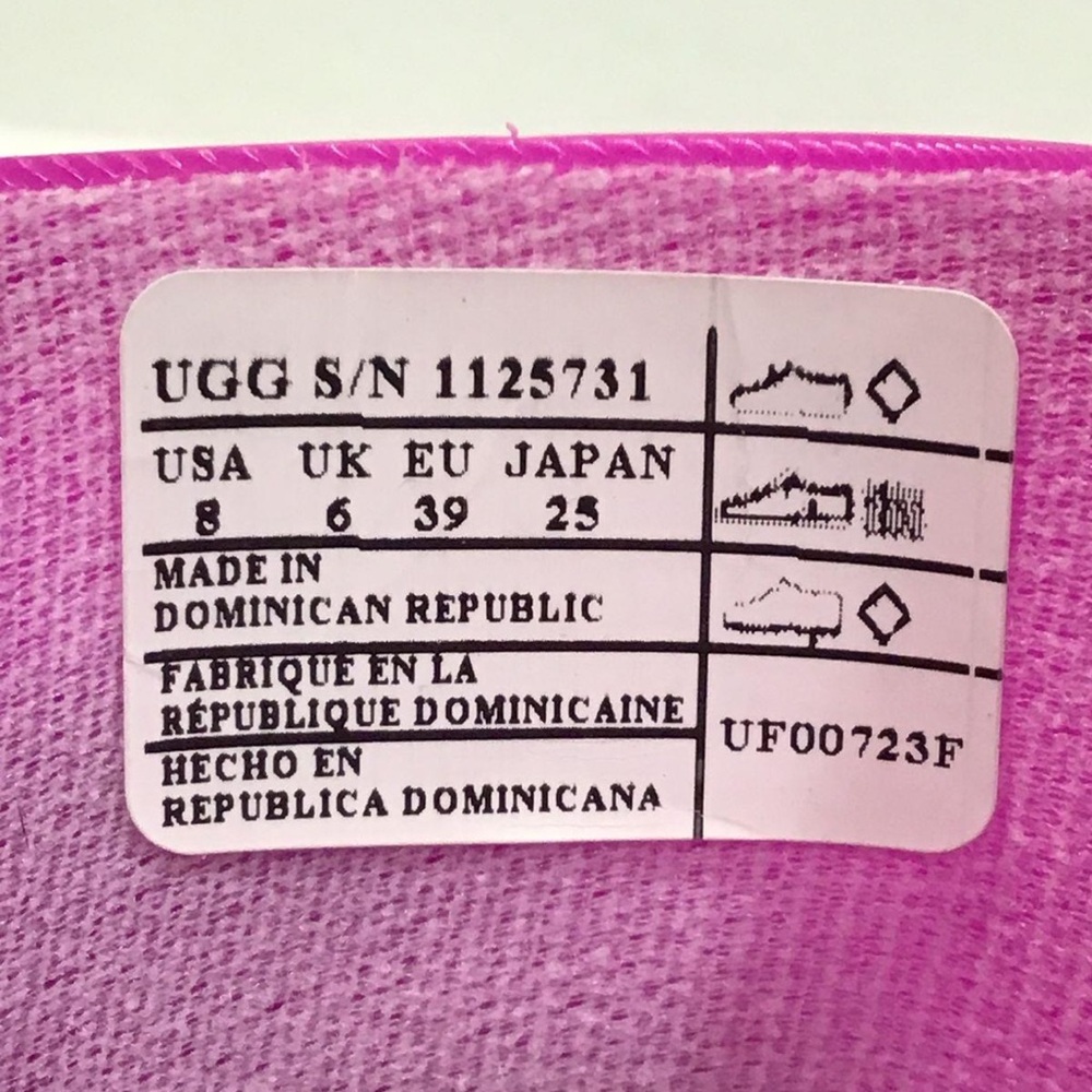 Women’s UGG Drizlita Waterproof Pink Rain Boots Size 8 - Picture 6 of 6